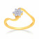 Mine Diamond Studded Gold Casual Ring FRGEN12157