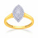 Mine Diamond Studded Gold Casual Ring FRGEN12279