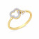 Mine Diamond Studded Gold Ring FRGEN12311