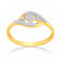 Mine Diamond Studded Gold Casual Ring FRGEN12724