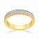 Mine Diamond Studded Gold Casual Ring FRGEN12747