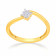 Mine Diamond Studded Gold Casual Ring FRGEN13091