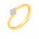 Mine Diamond Studded Gold Casual Ring FRGEN13092