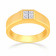 Mine Diamond Studded Gold Casual Ring FRGEN13101