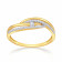 Mine Diamond Studded Gold Casual Ring FRGEN13201