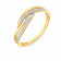 Mine Diamond Studded Gold Casual Ring FRGEN13201