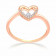 Mine Diamond Studded Gold Casual Ring FRGEN13455