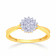 Mine Diamond Studded Gold Casual Ring FRGEN14599