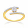 Mine Diamond Studded Gold Casual Ring FRGEN14664