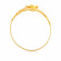 Malabar 22 KT Gold Studded Broad Ring FRGENORURGT599