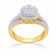 Mine Diamond Studded Gold Casual Ring FRHRM10060