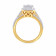 Mine Diamond Studded Gold Casual Ring FRHRM10060