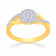 Mine Diamond Studded Gold Casual Ring FRHRM10353