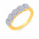 Mine Diamond Studded Gold Ring FRHRM10378