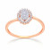 Mine Diamond Studded Gold Casual Ring FRHRM10486