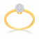 Mine Diamond Studded Gold Casual Ring FRHRM10487