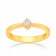 Mine Diamond Studded Gold Casual Ring FRHRT10359