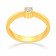 Mine Diamond Studded Gold Solitaire Ring FRHRT10424