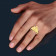 Malabar 22 KT Gold Studded Ring For Men FRNOSKY601
