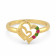 Precia Gemstone Studded Casual Gold Ring FRPRHDPRRGA015