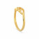 Malabar 22 KT Gold Studded Casual Ring FRSKYDZ094
