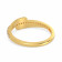 Malabar 22 KT Gold Studded Casual Ring FRSKYDZ095