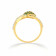 Malabar 22 KT Gold Studded Casual Ring FRSKYDZ098