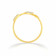 Malabar 22 KT Gold Studded Casual Ring FRSKYDZ105