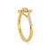Malabar 22 KT Gold Studded Casual Ring FRSKYDZ119