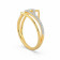 Mine Diamond Studded Gold Casual Ring FRTND10064