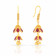 Precia Gemstone Studded Dangle Gold Earring HBDAAAABLZXW