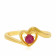 Precia Gemstone Studded Casual Gold Ring HBDAAAAEZTIC