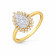 Mine Diamond Studded Casual Gold Ring HKRRGF0542IMB