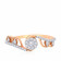 Mine Diamond Studded Casual Gold Ring HKRRGF8876STA