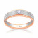 Mine Platinum Diamond Studded Ring For Men JIRLMR6853SO