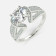 Mine Solitaire White Gold Ring Mount JRW046208W