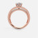Mine Solitaire Rose Gold Ring Mount JRW82891SR
