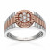 Mine Platinum Ring For Men KRJRM91720Q