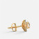 Mine Solitaire Yellow Gold Earring Mount MBER00112AY