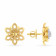 Mine Diamond Studded Studs Gold Earring MBER00136