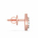 Mine Diamond Drop Stud Earring