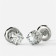 Mine Solitaire White Gold Earring Mount MBER10112AW