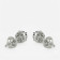 Mine Solitaire Platinum Earring Mount MBER10112EP