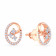 Mine Diamond Studded Studs Gold Earring MBER10144
