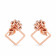Mine Diamond Studded Studs Gold Earring MBER10321