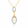 Mine Diamond Studded Casual Gold Pendant P651442