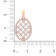 Mine Diamond Studded Casual Gold Pendant Set PSMBPD10105