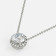 Mine Solitaire White Gold Pendant Mount MBPD10110W