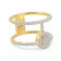 Mine Diamond Studded Broad Rings Gold Ring MBRG00123