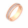Mine Diamond Studded Eternity Gold Ring MBRG00146